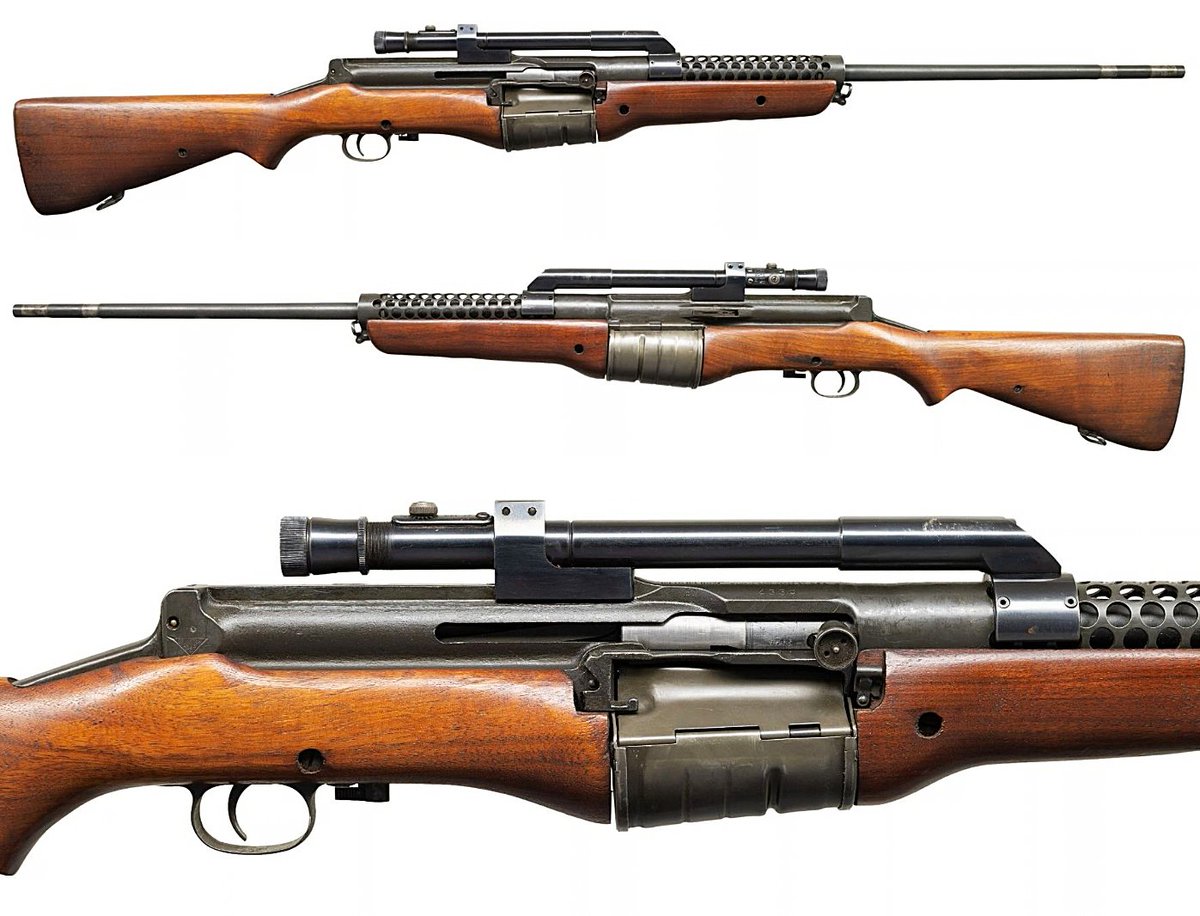 AutoMagArchive's tweet photo. Sporterized Johnson M1941 .30-06 https://t.co/BF0WKnmDrg