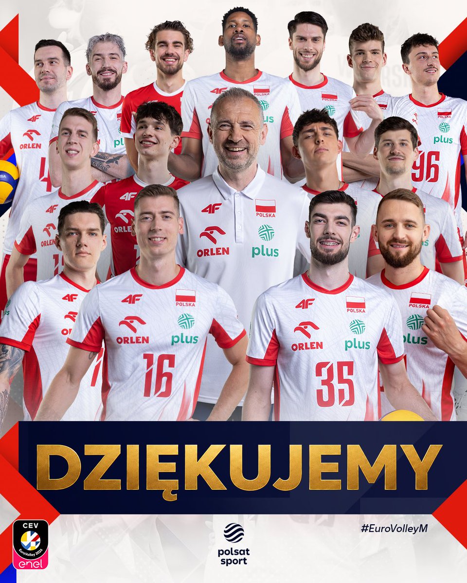 polsatsport's tweet photo. Emocje powoli odpadają, a my jeszcze raz DZIĘKUJEMY całej reprezentacji za ten sezon 👏🏼🔝🏐 https://t.co/Sq0x3yjI2e