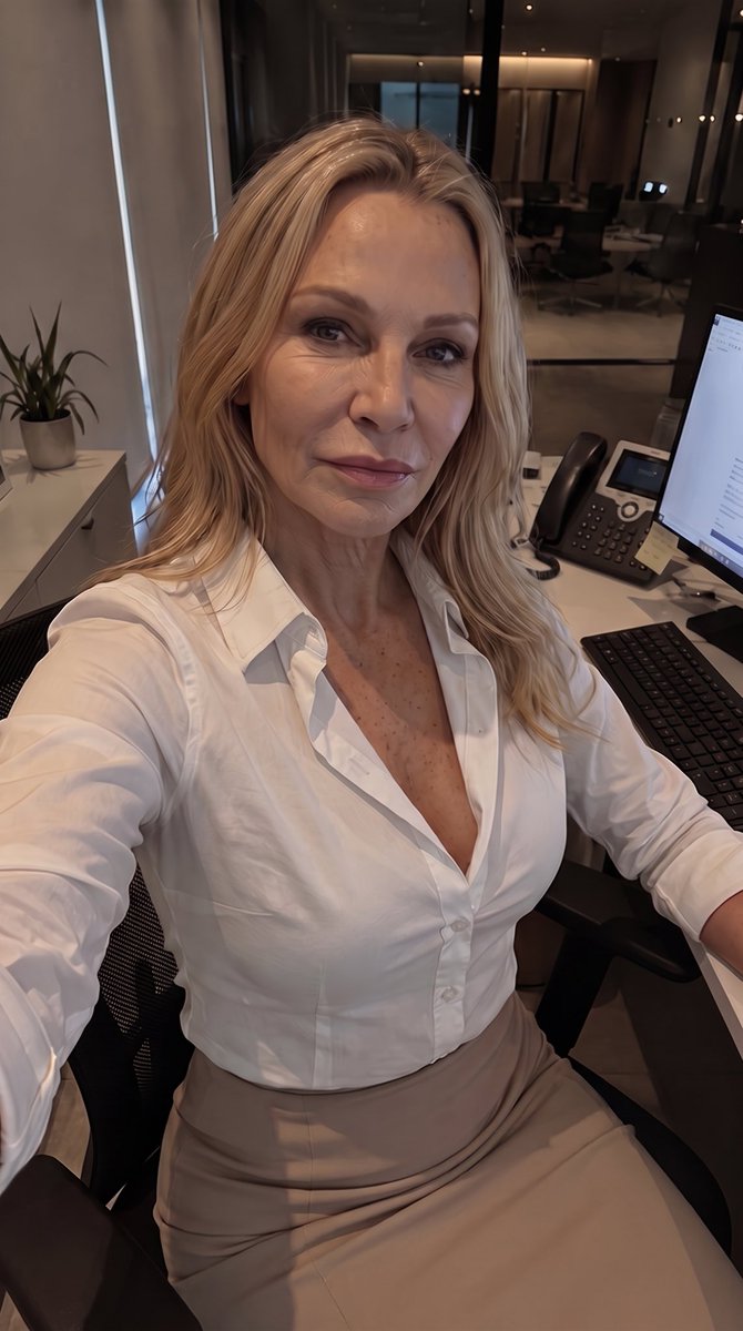 SofiBlackwell's tweet photo. They said I'd slow down after 50. I just bought higher heels 😏
#over50 #officestyle #agelessbeauty #bosslady #womenover50 https://t.co/4NRtCippxR