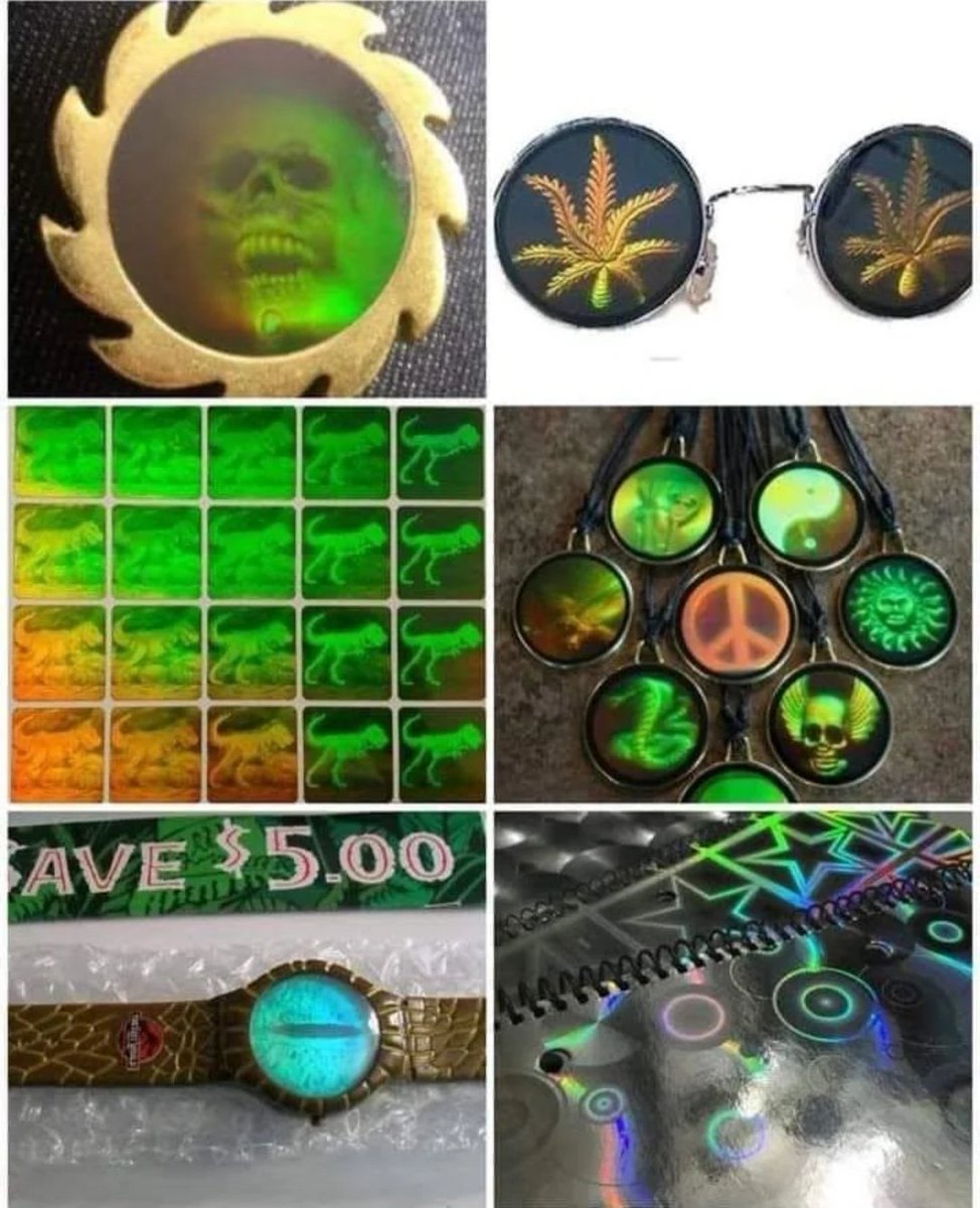 TheRetroRoomRoo's tweet photo. Bring back holographic everything 🤙 https://t.co/0dD9msuOGT
