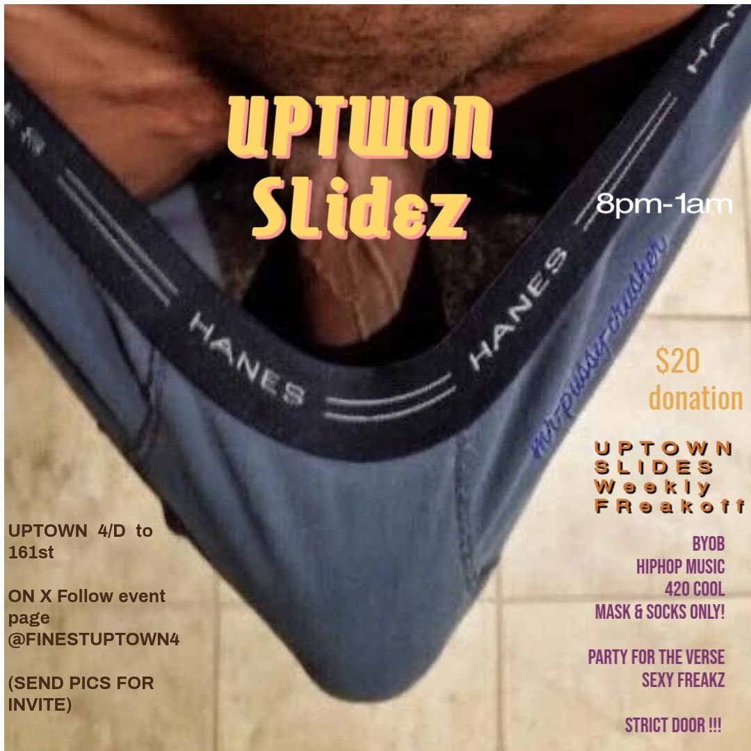 Rawthentic4's tweet photo. Hosting this new Pop Up.  Follow @FinestUptown4 for updates. Send pics for invite and location.  Cum thru mask up with other Sexy NY Freaks.. See you there😈😈 https://t.co/q1se6XbMnj
