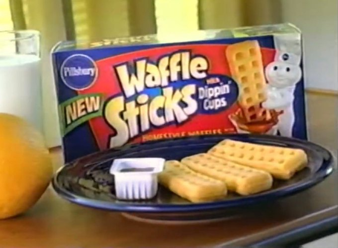 NostalgiaFolder's tweet photo. Pillsbury Waffle Sticks https://t.co/hYshI0JlUm