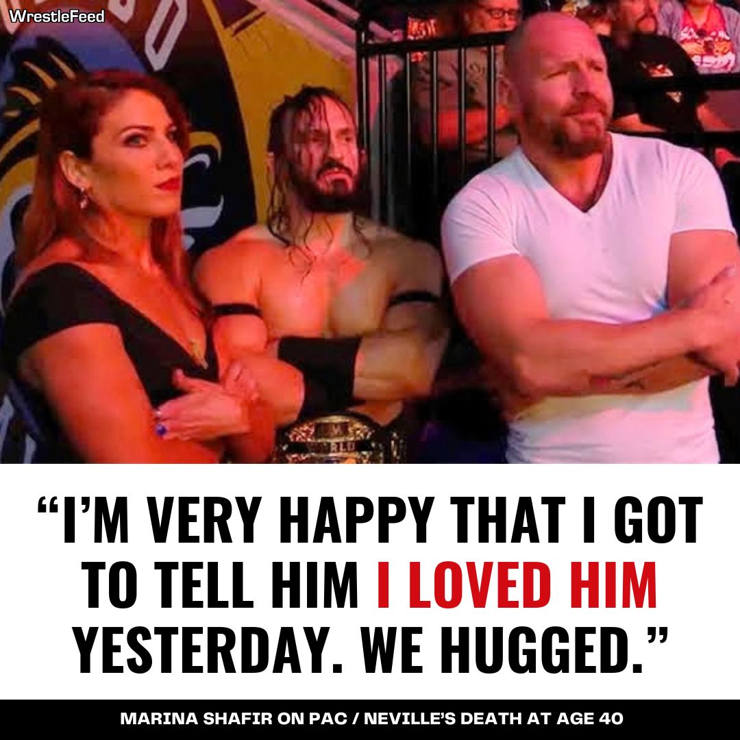 WrestleFeedApp's tweet photo. "Please tell the people you love that you love them while you have the chance."

- Marina Shafir after Pac's death https://t.co/IdW6q7sgJu