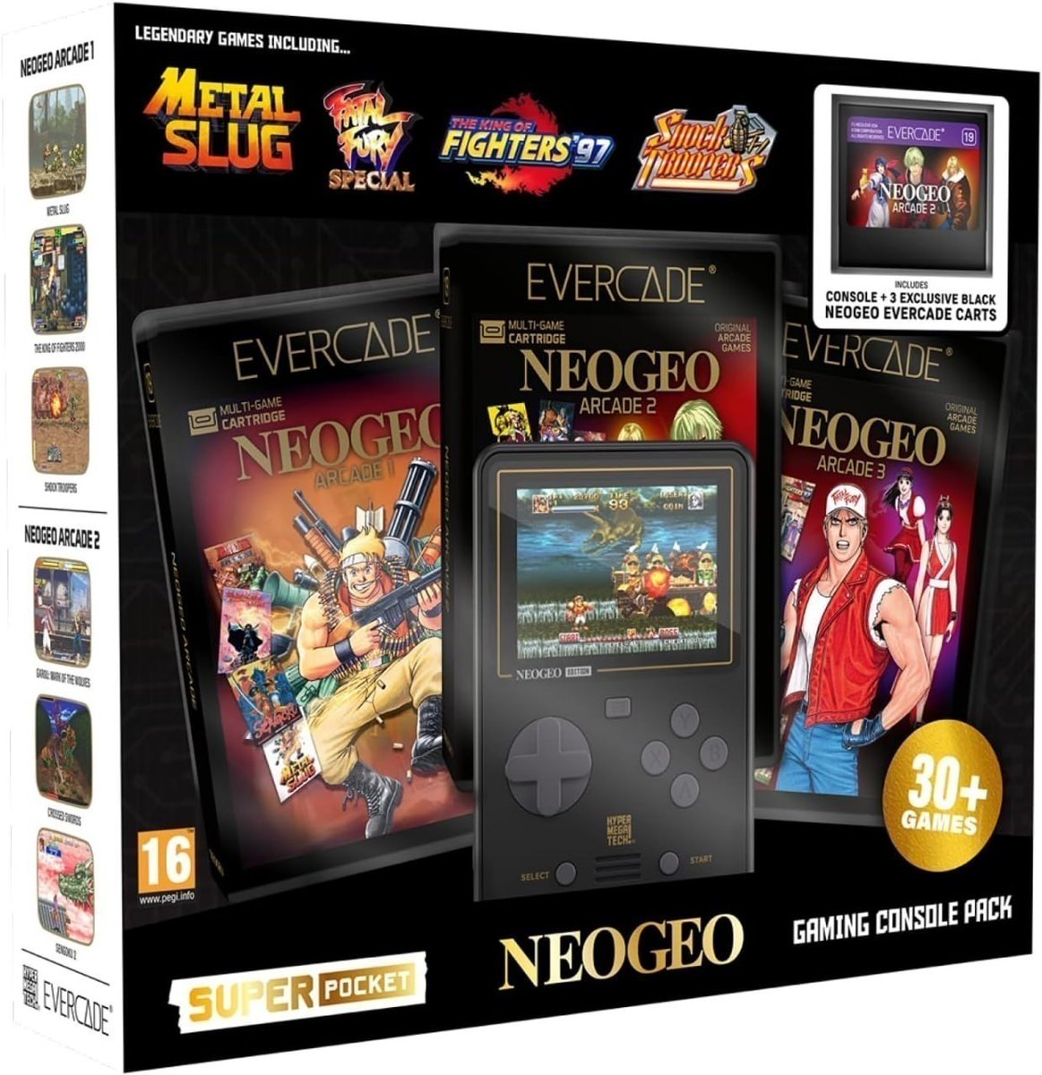16BitsEra's tweet photo. Super Pocket NeoGeo
#Evercade #NeoGeo #Publi #Afiliado
22 de Octubre a la venta. DE NUEVO EN RESERVA EN AMAZON! Incluye los 3 primeros cartuchos de Neo Geo en color negro, la Hypermegatech Edición NeoGeo y 14 juegos en memoria.

Neo Geo Super Pocket: https://t.co/cO9ZqMMg62 https://t.co/PenjcmfPCs