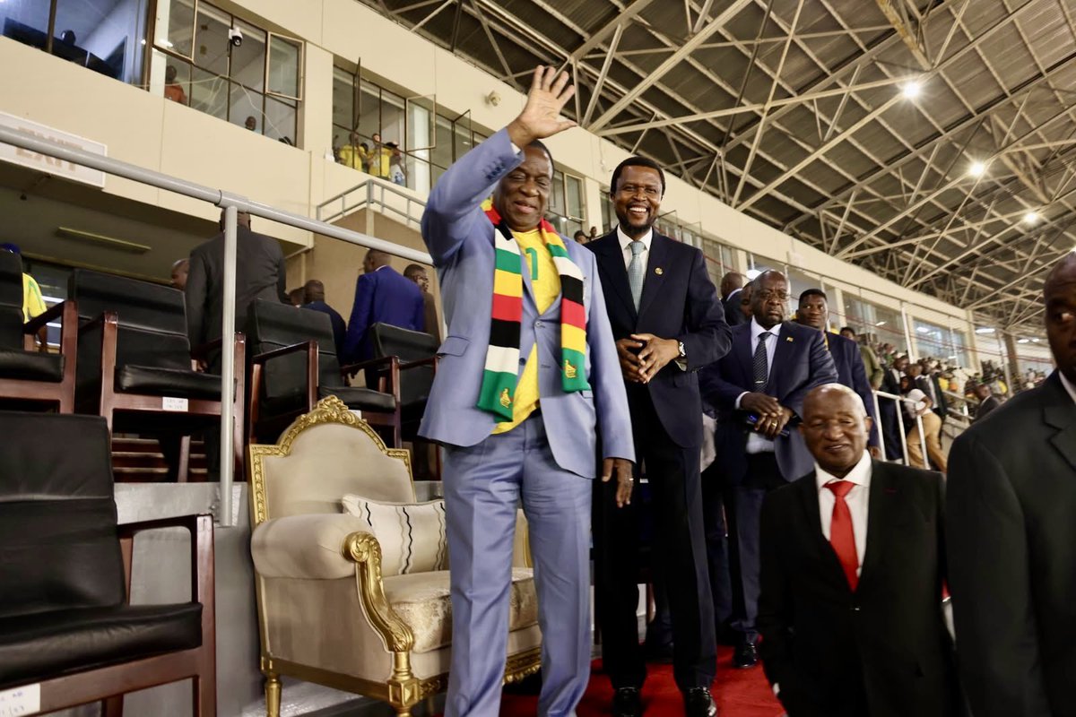 edmnangagwa's tweet photo. A proud and spirited performance by our national team tonight at the National Sports Stadium.

While the final score did not go our way against the Democratic Republic of Congo, our players gave everything on the pitch and treated us to a genuinely magnificent game of football. They showed exceptional character, skill, and resilience against formidable opponents, proving that our football is moving in the right direction.

Defeats are tough, but they are also the foundation of future victories. We stand firmly behind the team and the technical staff as they regroup for the rest of the AFCON qualification campaign. 

Thank you to the thousands of patriotic fans who filled the stadium and roared until the final whistle. Our journey continues!