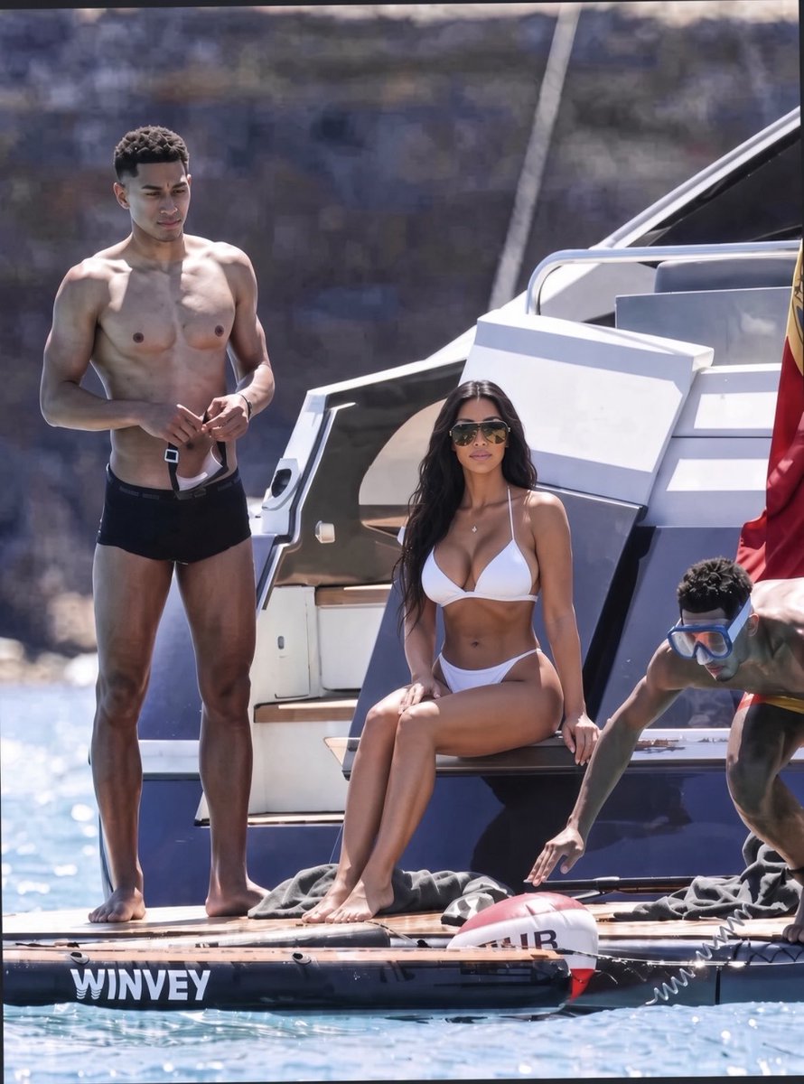 lisssa046's tweet photo. North West went live on TikTok earlier today after a viral photo circulated of her mother, Kim Kardashian, posing nearly nude with footballer Jude Bellingham on a yacht.

Visibly upset, she said she is “highly disappointed” to have Kim as a mother and threatened to “stop being her daughter” unless Kim ends her ambassadorship with Bellingham and cuts ties with Lewis Hamilton. North added that she is done with all of her mother’s ongoing drama.