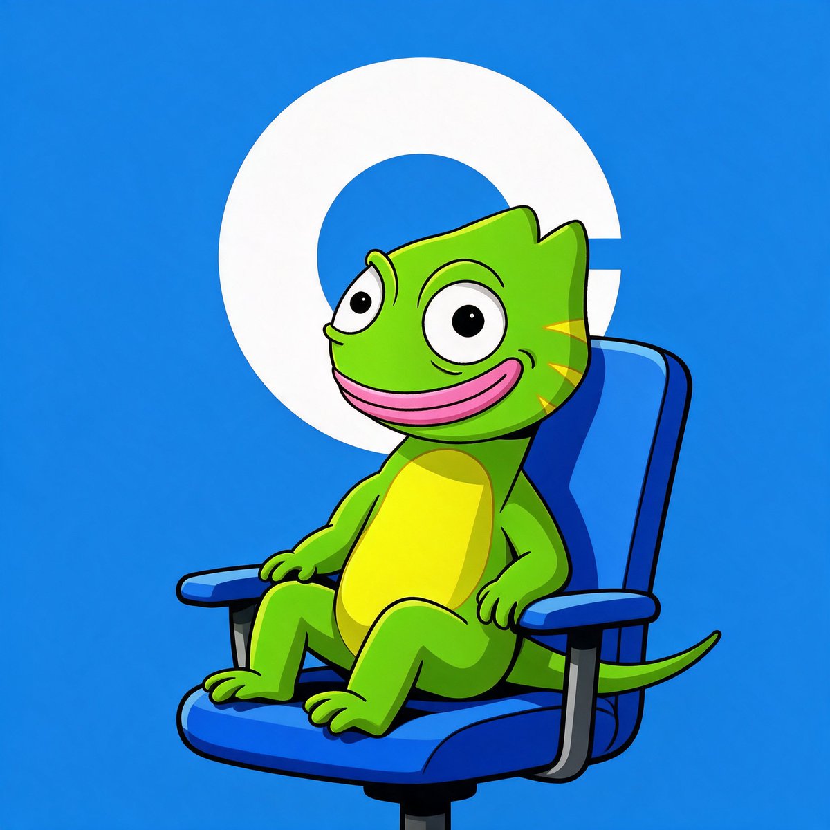 spikebaseiguana's tweet photo. the chairs at @coinbase's office are pretty damn comfortable

if you didn't know, my dad @brian_armstrong promoted me to Chief Meme Officer not too long ago https://t.co/XE8cRp5Pkm