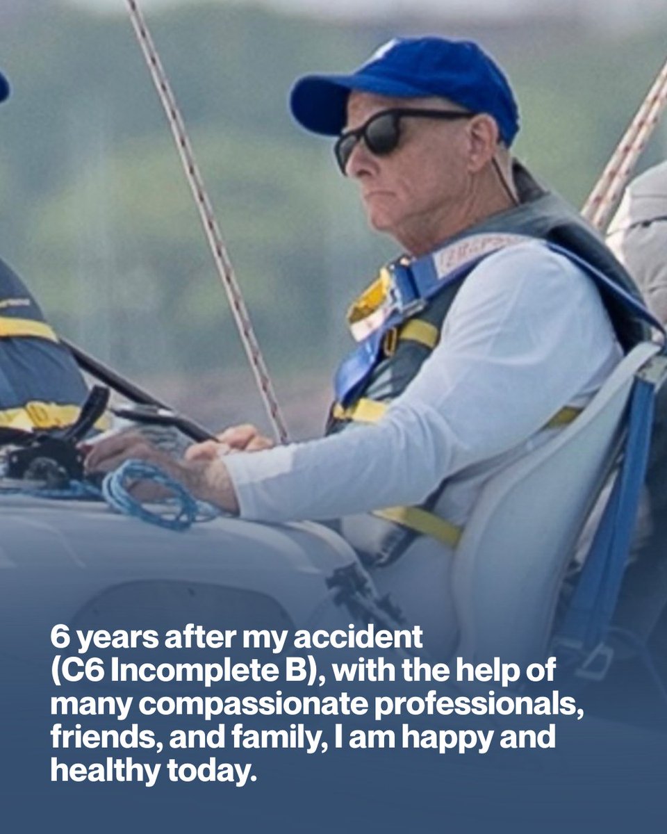 SCI_MS's tweet photo. "My mantra? Imagine the unimaginable!" This #SCIAwarenessMonth, we’re sharing the experiences and perspectives of MSKTC Ambassadors and what Living Well with SCI means to them. Thank you Rob!
#LivingWellWithSCI #SpinalCordInjury #SCI #SCIAwarenessMonth https://t.co/Qh3DvqGiBi