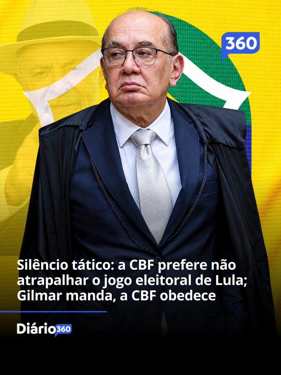 Caveira_Patriot's tweet photo. 🚨BOMBA: CBF se cala diante da proibição das bets, que afeta a entidade, pois Betano patrocina o Brasileirão. 

Lauro Jardim aponta influência de Gilmar Mendes na CBF para explicar o silêncio e diz que o ministro não quer atrapalhar interesses eleitorais de Lula. https://t.co/LaiEpsEWTB