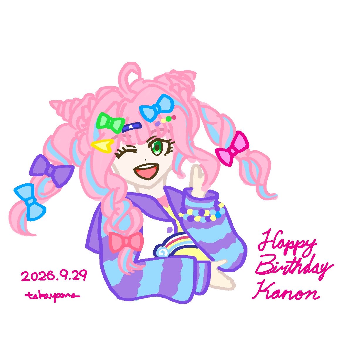 tokidol548's tweet photo. 花音誕生日おめでとう！
#山田花音生誕祭
#シャインポスト https://t.co/n8d69CmGYL