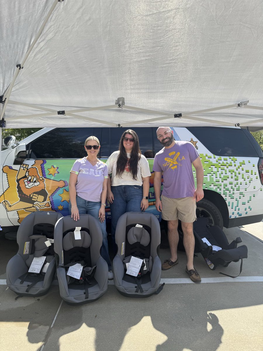getGordon's tweet photo. A huge thank you to everyone who showed up to Seat Check Saturday!🚖

We’re beyond grateful to partner with EBR Sheriff’s office and Louisiana Passenger Safety Task Force to ensure our little ones are riding safely!🧑‍🧑‍🧒❤️‍🩹

#seatchecksaturday #getgordon #buckleuplousisiana https://t.co/TxCdkyIlYF