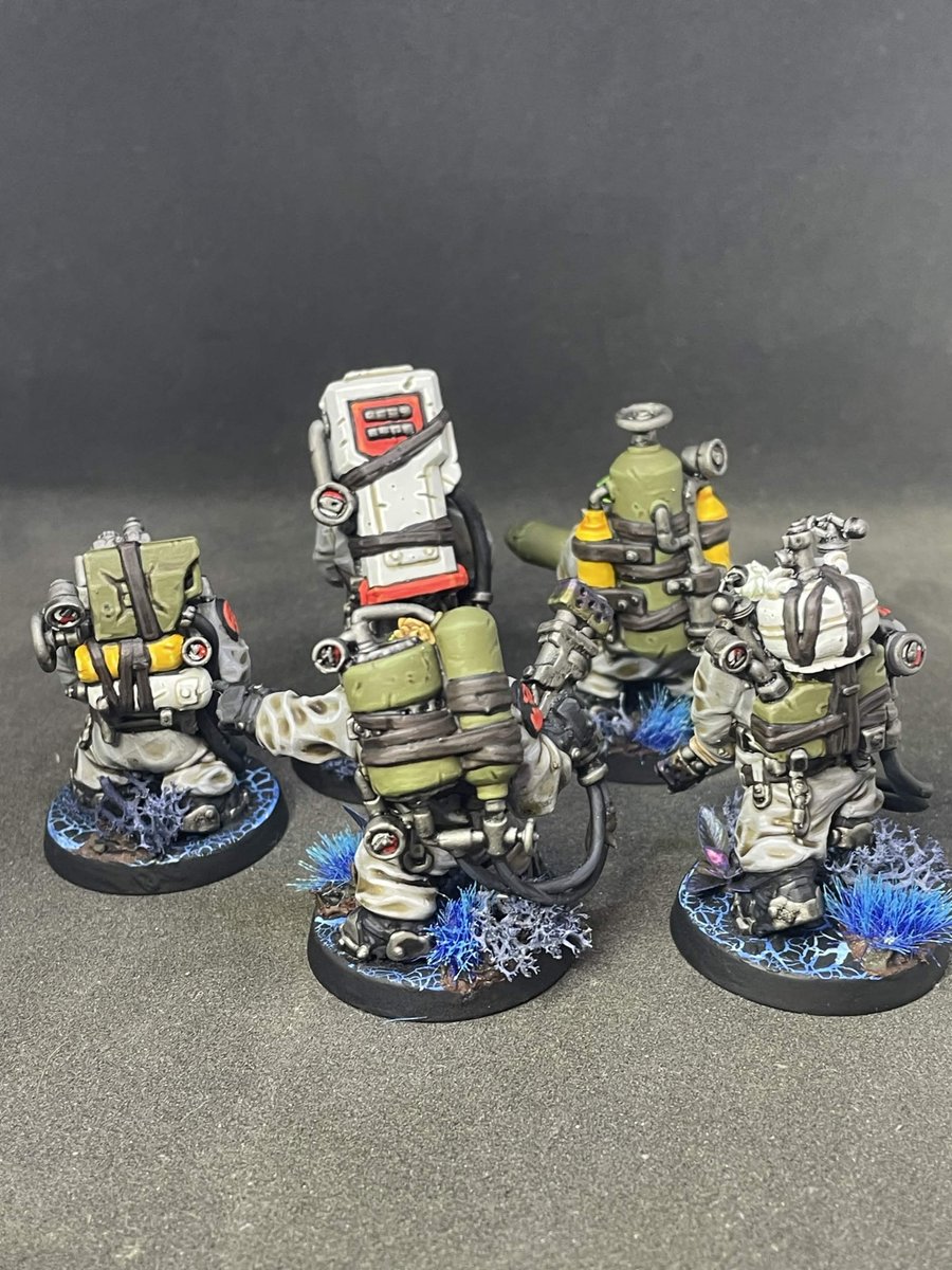 PuppetsWar's tweet photo. π₯ Community Spotlight π₯
Orc Flesh Busters Team π painted by Biggy π¨
We love it π
#miniwargaming #puppetswar #wargaming #grimdark #tabletopgaming #orks https://t.co/gJc1RY3g4u