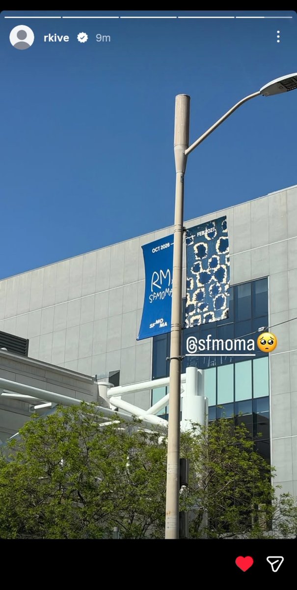 RMPLANET94's tweet photo. 📸 | إنستغرام 
تحديث #نامجوني على قصة حسابه بالإنستغرام 💕🥹

"@/SFMOMA🥺"

🔗https://t.co/dSZtxaFo1m

#RMBTS #RM #Namjoon 
#RMxSFMOMA https://t.co/SGQsaDQJT1