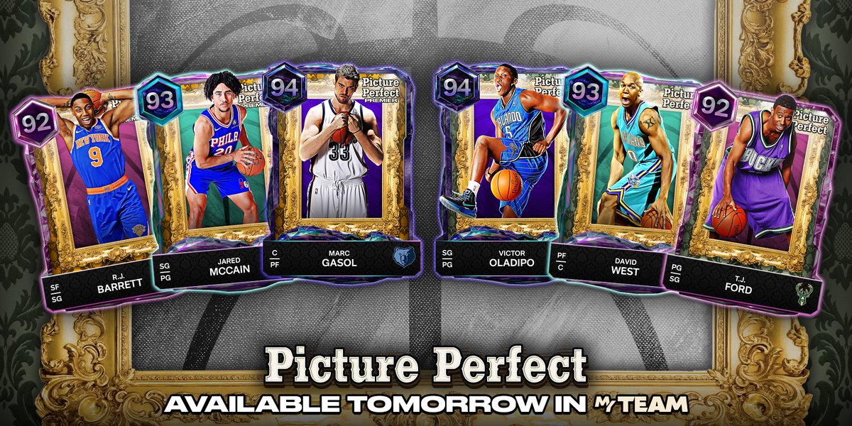 NBA2KMyTEAM's tweet photo. Say cheeeeeese 📸

Picture Perfect features players with famous (or infamous) media day moments 🤣 https://t.co/Q5o9KBmqQU