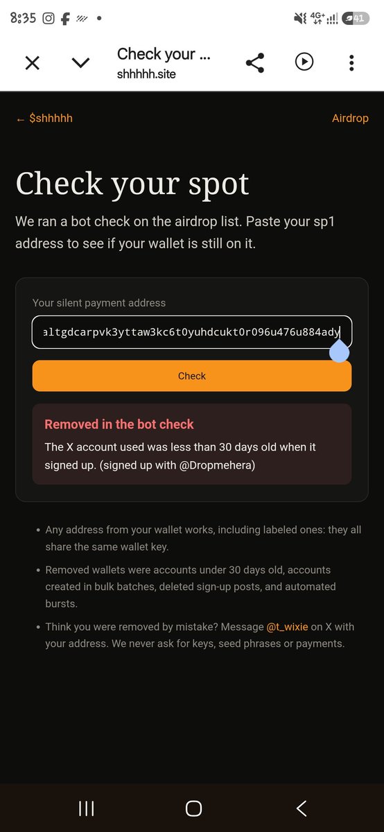 Dropmehera's tweet photo. I don’t understand why my real account was marked as a bot and rejected. This is my verified ID. My previous account was suspended, so I created this new account. I’m a genuine user, not a bot. Please review my account again. @t_wixie https://t.co/h0Ml6gtcNX