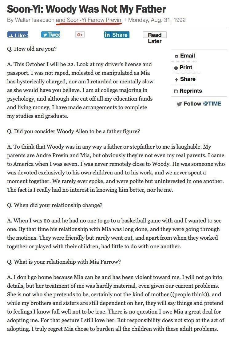 boutje1982's tweet photo. @kristinsinsin @NOT_MKP @uppityhobbit A wonderful movie. Surely one of Woody Allen's best efforts.

As many movie lovers, young &amp; old, agree.

Mia Farrow must be so happy that you believe - and help to spread - her long refuted lies about him.

Now here's a revelation: he didn't marry 'his stepdaughter'. Why the lie? https://t.co/xlTwXYpjDC