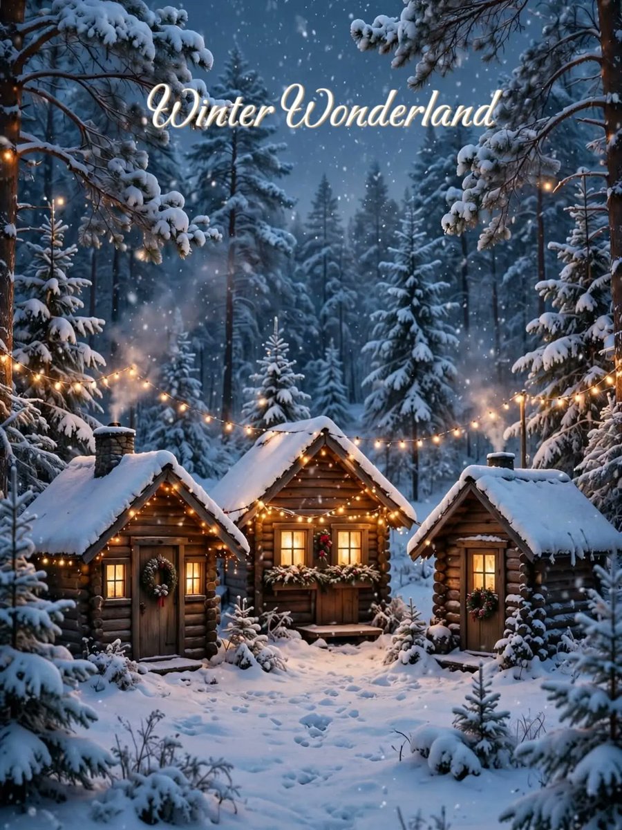 CarsonBachjr's tweet photo. Winter Wonderland

Cozy cabins, warm lights, and softly falling snow. This is how the ber months should feel. https://t.co/G90NCIdD4m