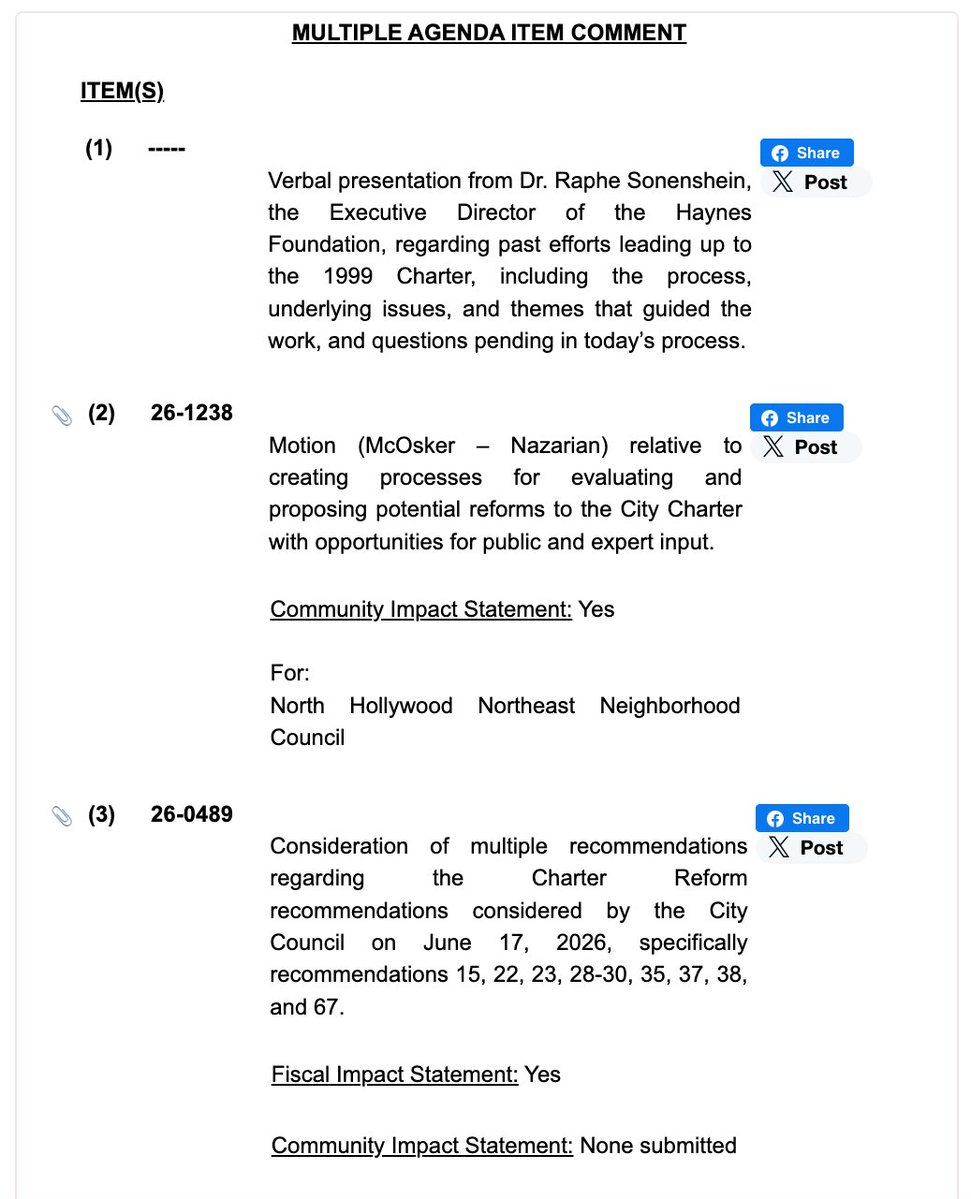 UnrigLA's tweet photo. The first meeting of the Ad Hoc Committee on Charter Review will occur this Wednesday at 8:30am and will include a presentation from Raphe Sonenshein. https://t.co/V8N9T6QDxx