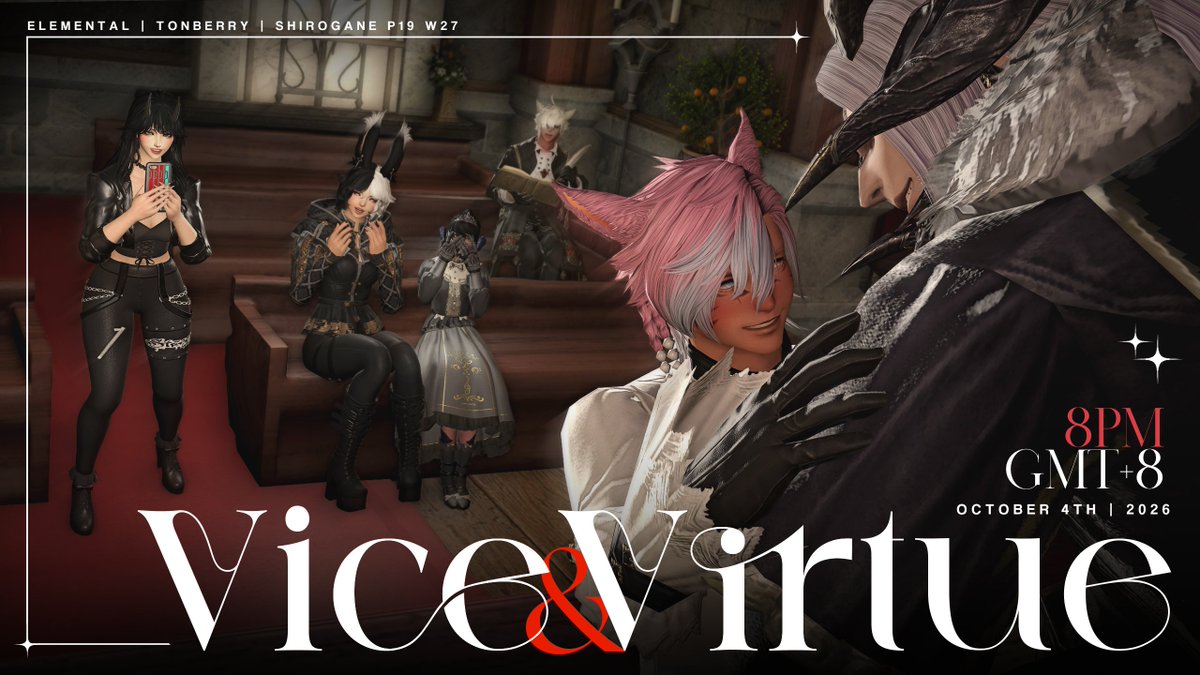vnvxiv's tweet photo. "The doors will open once more. Host pre-booking is now open. Choose your hosts, reserve your time, and decide what sort of night awaits you. 

We'll be waiting."

8-11 PM (GMT+8)  
Tonberry | P19 W27 | Shirogane

🔗https://t.co/s0kH1NfeHM https://t.co/pytvpfPyxP