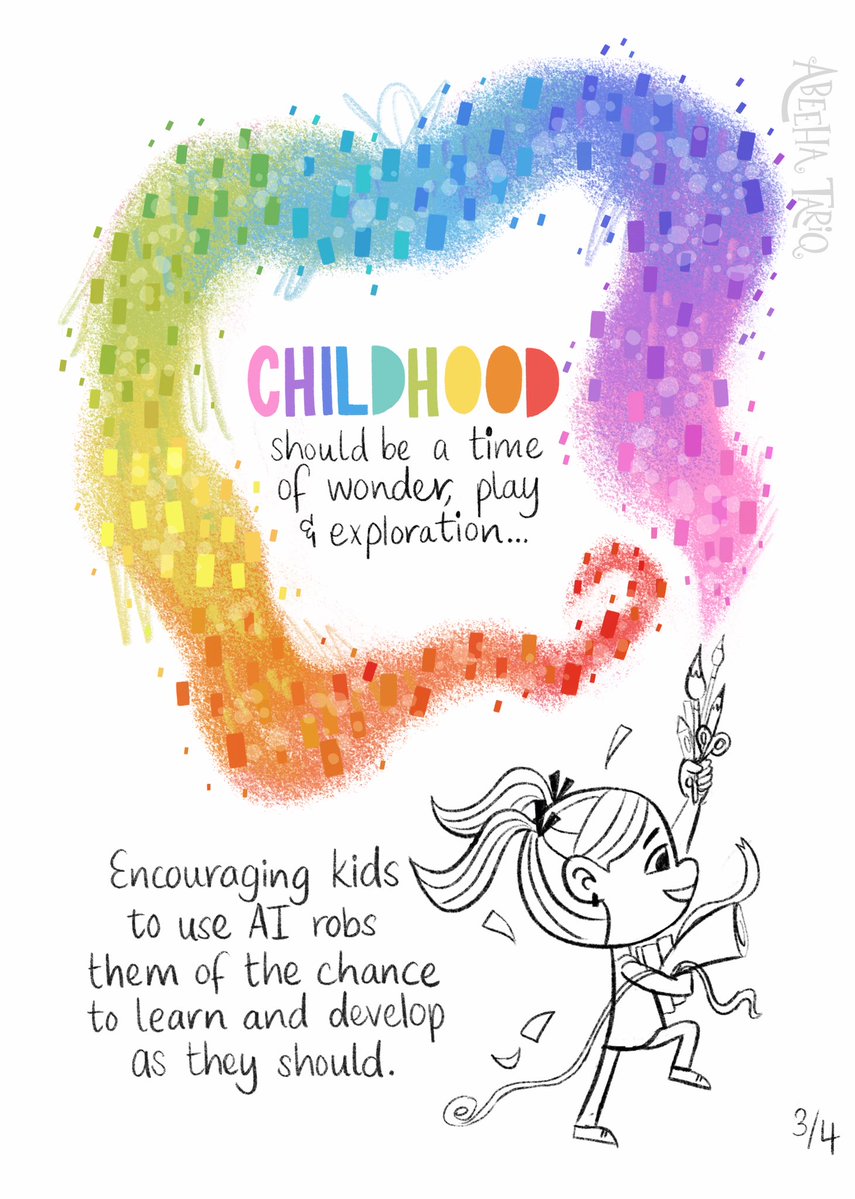 AbeehaTariqArt's tweet photo. something a bit more different from me but I got a lot to say and I’m not comfortable in front of a camera so… 

keep AI out of schools!! https://t.co/cN62RTsEl4