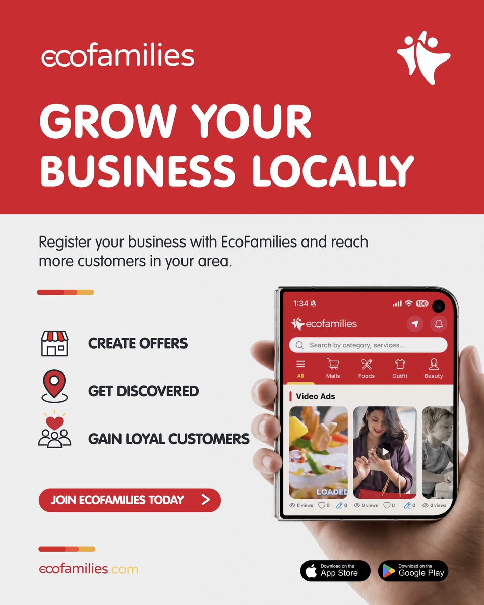 ecofamilies's tweet photo. 𝐆𝐑𝐎𝐖 𝐘𝐎𝐔𝐑 𝐍𝐀𝐓𝐈𝐎𝐍𝐀𝐋 𝐁𝐔𝐒𝐈𝐍𝐄𝐒𝐒 𝐆𝐋𝐎𝐁𝐀𝐋𝐋𝐘

Register your business with EcoFamilies and reach more customers in your area.

𝐉𝐨𝐢𝐧 𝐞𝐜𝐨𝐟𝐚𝐦𝐢𝐥𝐢𝐞𝐬 𝐭𝐨𝐝𝐚𝐲
https://t.co/4o3S5OqQTi https://t.co/x8HWGDbFNj
