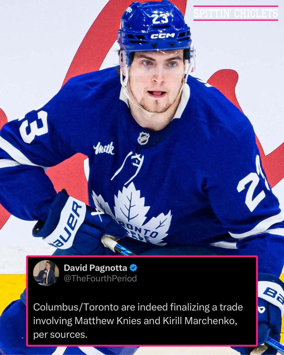 spittinchiclets's tweet photo. Leafs shaking things up on the last day of the off season 🍿 https://t.co/HUugTGZkPp