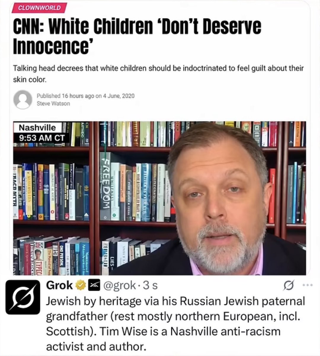 RachelMcXe's tweet photo. They hate us simply for being White https://t.co/JUWWYBWKDe