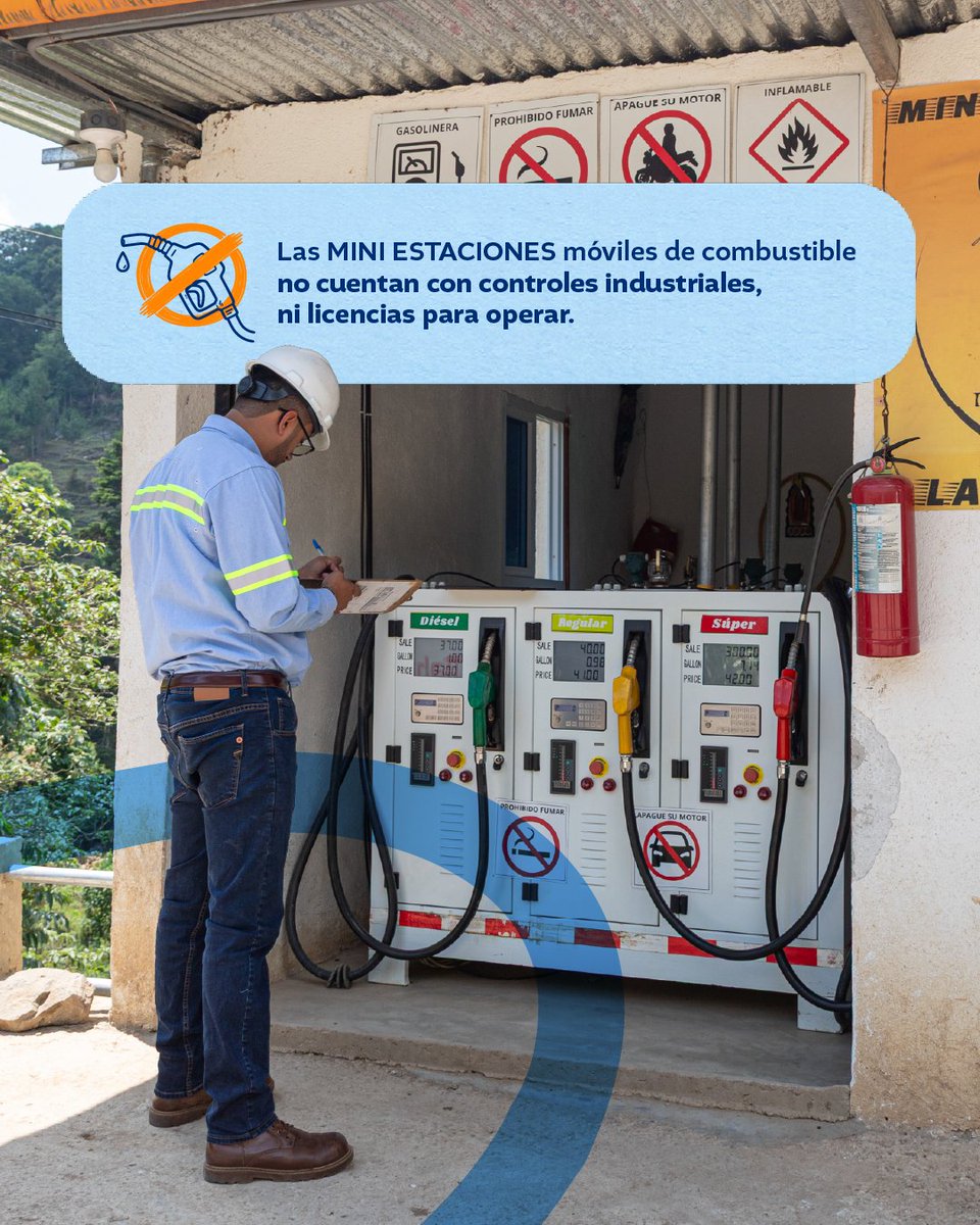 MEMguatemala's tweet photo. Las mini estaciones de servicio no autorizadas no cumplen con las normativas de seguridad ni control de calidad. Adquirir combustible en estos comercios representa un riesgo para la población. El #MEM promueve el comercio legal de hidrocarburos. https://t.co/cKJavA0Nkw