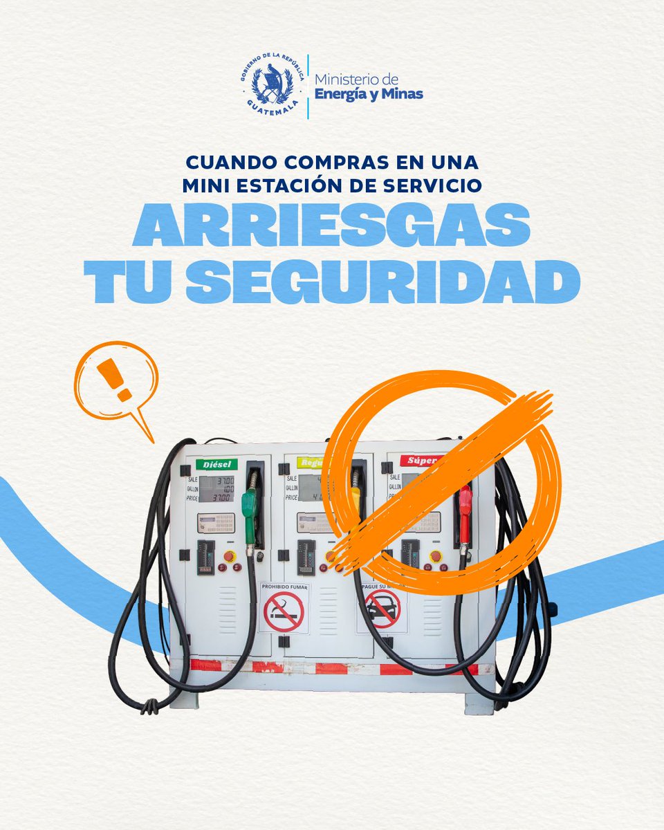 MEMguatemala's tweet photo. Las mini estaciones de servicio no autorizadas no cumplen con las normativas de seguridad ni control de calidad. Adquirir combustible en estos comercios representa un riesgo para la población. El #MEM promueve el comercio legal de hidrocarburos. https://t.co/cKJavA0Nkw
