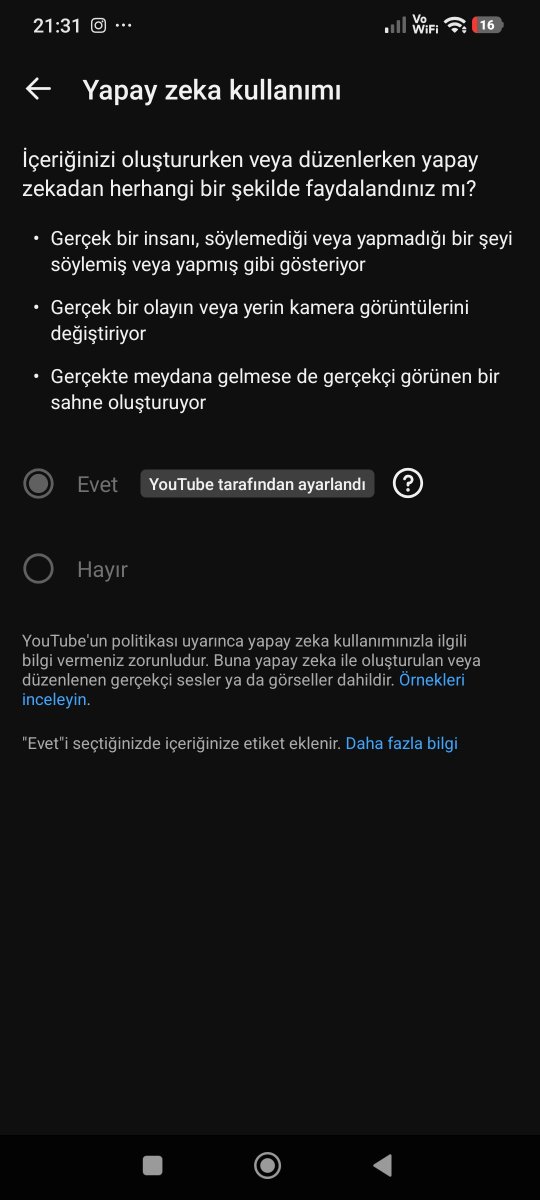 Anilsisman0's tweet photo. Hey @TeamYouTube, my video got an auto AI label ("Set by YouTube"), but I didn't use any AI voice or synthetic elements. I only used YouTube's official AI thumbnail tool. Why did this happen and how can I fix it?
https://t.co/bdooXvxYB2 https://t.co/Fu0wSgktvv