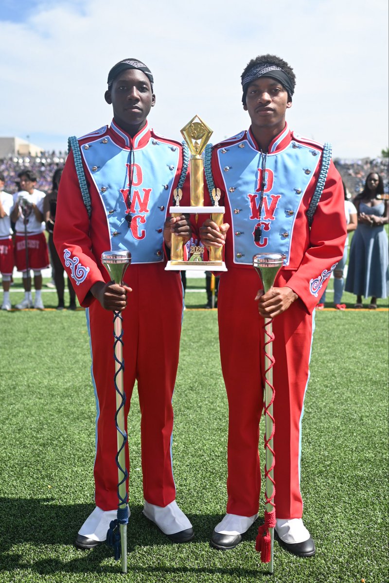 DWCarterHS's tweet photo. We are proud of our Carter Band @dwccband Auxilary @dwc_mffa and Dance Line @thecartercalicos for showing up and showing out at the Dallas Bands United Battle of the Bands. 

2nd Place Division II Overall Band 
Best in Class Drum Line 
•
#TooBadTooBold #CarterCowboys https://t.co/iMy3R0BLl8