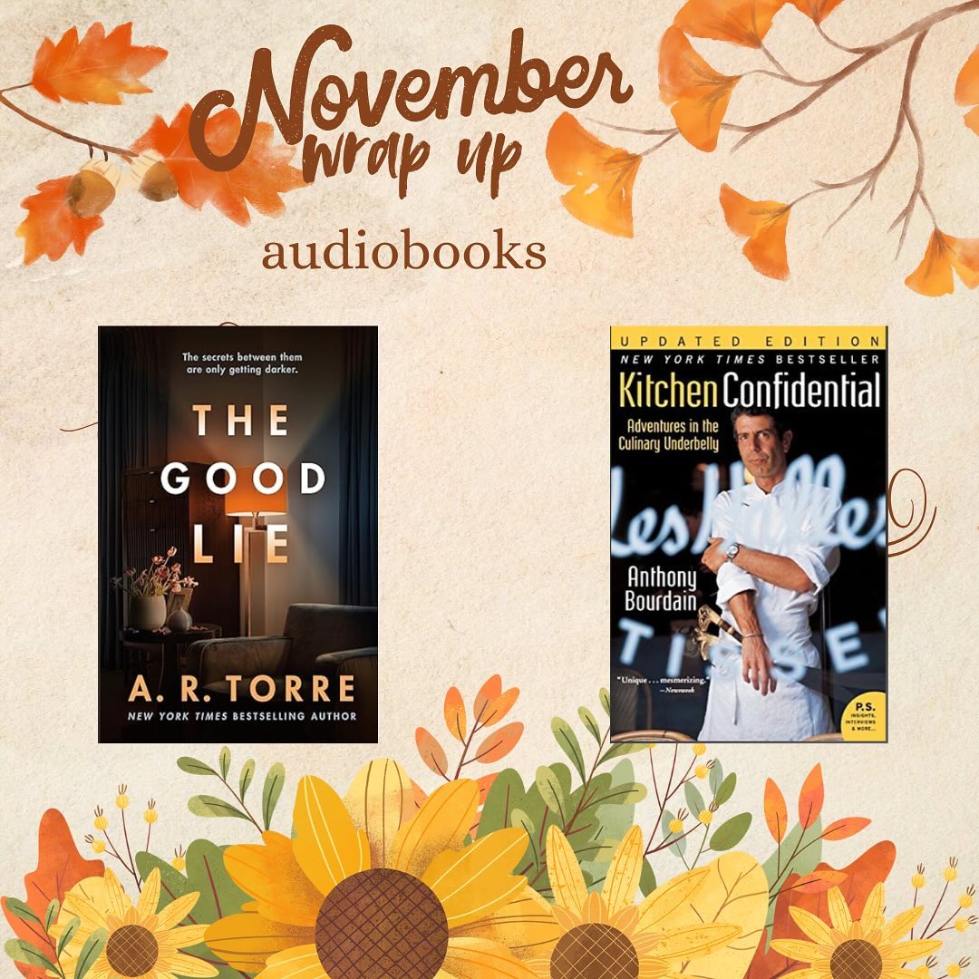 BilliSumask4u's tweet photo. My November reading wrap-up! Which of these books have you read and enjoyed? https://t.co/hmlbQHXK0p