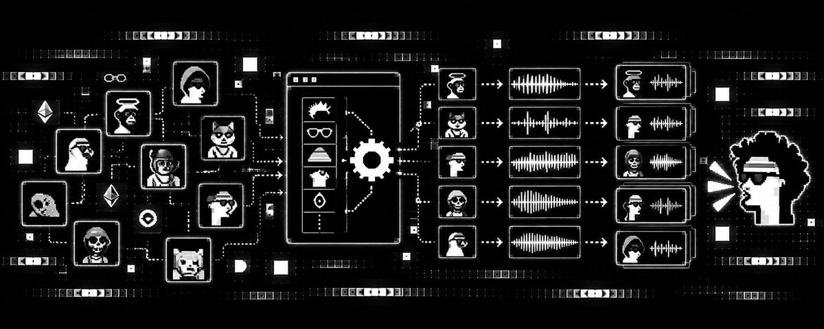NFungibleSound's tweet photo. The main question is: why launch a token? NFS is an collection, after all. The answer is simple - we won’t stop here. We’re already building NFS Engine V2, which will read any NFT a user uploads and generate an NFS from its traits using the engine’s rules.

How the engine works

Read. The user connects a wallet or uploads an NFT from any supported chain, and the engine reads its traits.

Translate. Each collection’s traits are sorted into voice groups: 
-Species or body sets the base voice.
-Mouth or face determines how it speaks.
-Headwear and accessories add effects.
-Rarity adds special layers.
The mapping is created once for each collection and then frozen.

Generate. The same NFT always generates the same voice. The sound is created directly in the browser. The engine is locked to the contract, so its rules cannot be silently changed later.

Mint. The user who submits the NFT can mint its generated voice once. The engine verifies the request and provides a signed mint pass.

How the token helps

Protocol infrastructure. Token taxes help pay for servers, APIs, and services needed to read and process NFTs across different chains.

Holder benefits. $NFS holders can receive benefits such as cheaper mints, early access, and participation in decisions around future integrations.

Buybacks. A portion of mint revenue will be used to buy back , connecting usage of the NFS Engine with the token ecosystem.

The current collection is the proof of concept. Engine V2 is how NFS expands beyond one collection.
One engine. Any NFT. A unique voice. 🔊