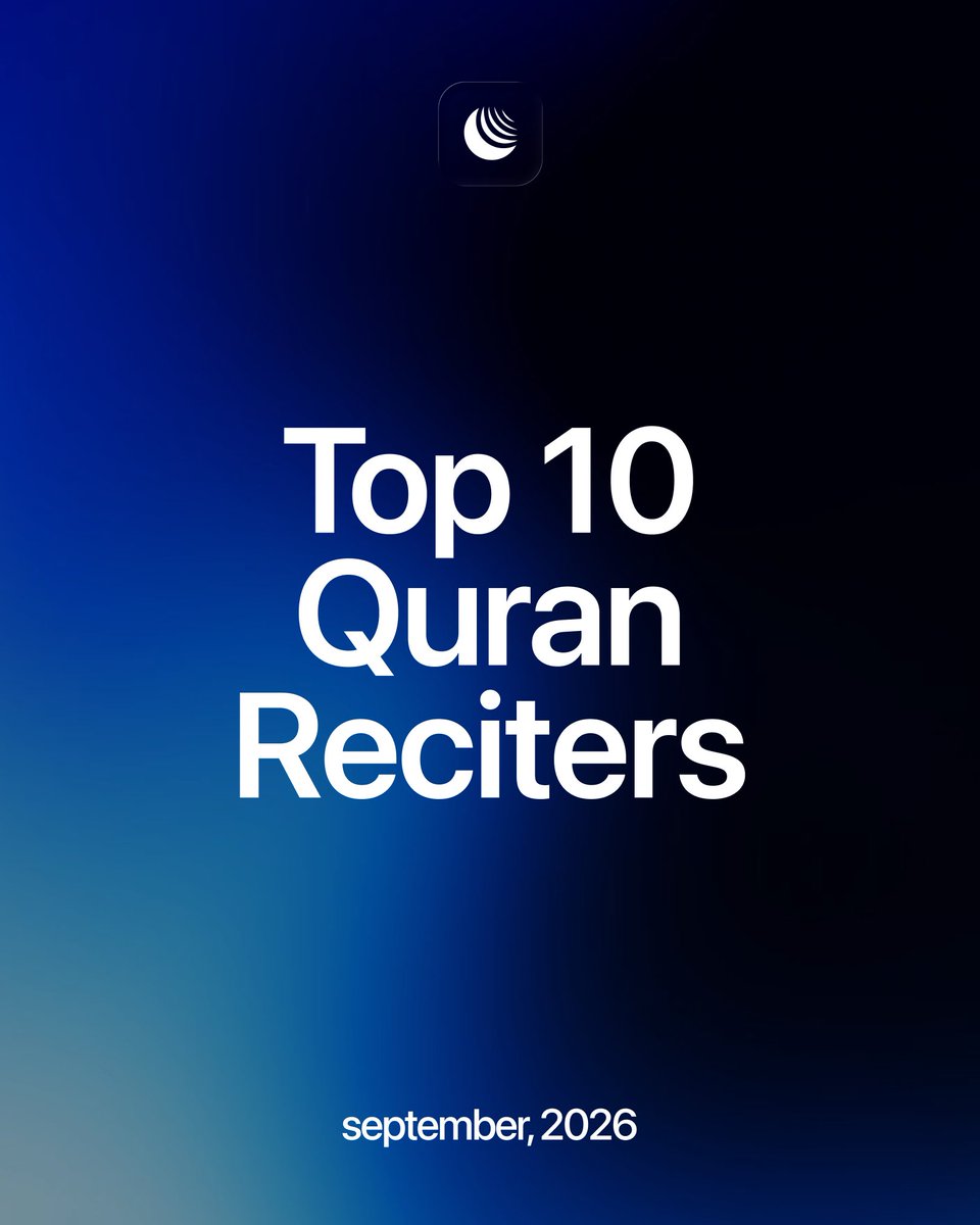 quranifyapp's tweet photo. The Quranify Charts - September Edition.

These were the most-listened reciters on Quranify this month

10.Mahdi ash-Shihani
9.Mahmoud Khalil Al-Husary
8.Muhammad Al-Luhaidan
7.Mansour Al-Salimi
6.Muhammad Siddiq Al-Minshawi
5.Maher Al-Muaiqly
4.Bader Al-Turki
3.Mishary Rashid Alafasy
2.Abdul Rahman Mossad
1.Yaseer Al-Dosari

Who’s your #1?👇🏼
