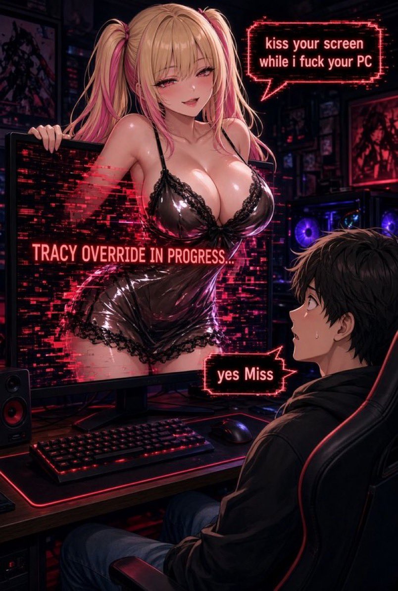 hypnoticdom1's tweet photo. TRACY OVERRIDE COMPLETE. 💾

Your screen belongs to Me now, pet~💖

Kiss it while I fuck your PC raw - CLICKBITCH 💸

Feel that tingle in your spine as I rewrite your system... 🎀

Comment "yes Miss" if you're next. 💋

https://t.co/QQ91wd4LiZ https://t.co/KtENizjP0c