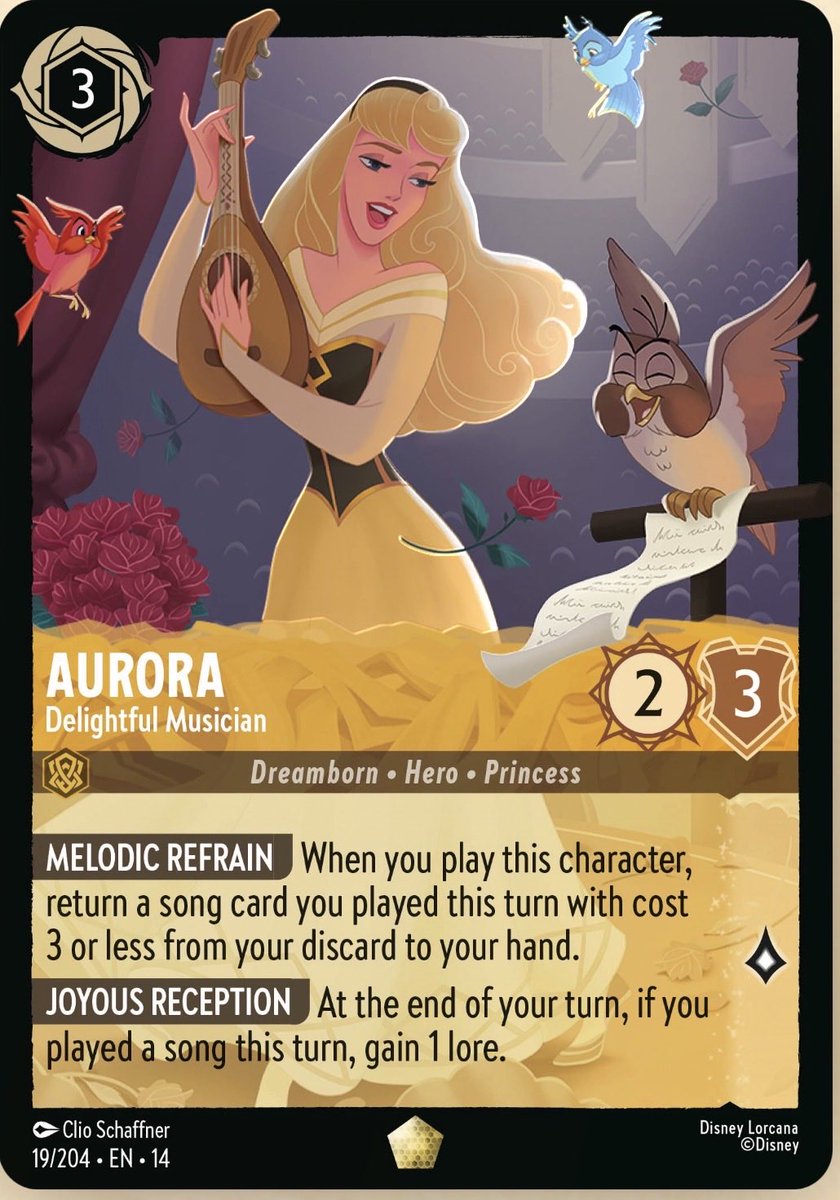 totallyjusttiff's tweet photo. In Lorcana news, she’s gonna be the game changer for my song deck. 🎶 https://t.co/xAGDVRJTiI