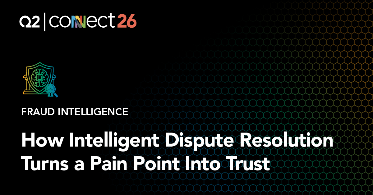 Q2_Software's tweet photo. Iris Friedman and Emily McDougall explain how Q2 Centrix Dispute Management is building trust during a difficult moment by resolving disputes faster while giving people real visibility into the decision as it happens. 

Learn more ➡️ https://t.co/ICHBmbYahA https://t.co/bwFLDFp5rs