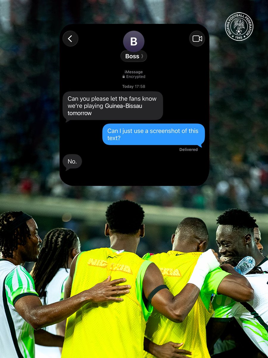 NGSuperEagles's tweet photo. Next game in sight 🇬🇼 https://t.co/kzZ5wJNTLo
