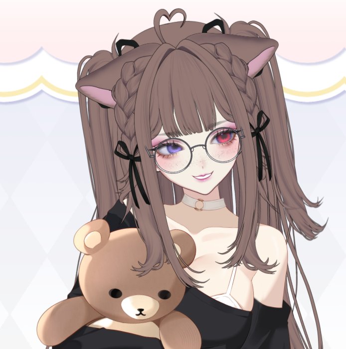 Cuddl3yy's tweet photo. @anifaerie Would love to have her with a kuromi plush as I haven't gotten any commission art for her yet! Thank you so much for this, we love and appreciate you 💜💫 https://t.co/LKyLBdXGVz