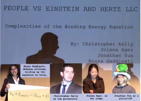 gatechengineers's tweet photo. In this @GTMSE_3 materials science class, students don’t present — they perform. Faisal Alamgir's students mix theater & science, creating mini plays about important equations as they learn about atomic-scale structure-property relationships and materials characterization. https://t.co/qY1ge2IaPp