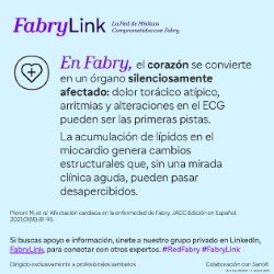 AinhoaRobles's tweet photo. 🔬 ¿Eres profesional sanitario y tratas pacientes con enfermedad de Fabry? Únete a #FabryLink, nuestro grupo privado de LinkedIn para conectar con expertos 🧩
Únete aquí 👉 https://t.co/3faZOlFNSt
#EnfermedaddeFabry #RedFabry https://t.co/eMBdfWTPOj
