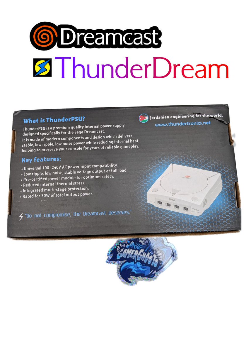 gamerghosts's tweet photo. 📦🔥Restock Alert for Thundertronics #Dreamcast ThunderDream PSUs! The highest of quality, low ripple, perfect compatibility standard power supply for the Sega Dreamcast. Get it while it lasts!  https://t.co/5QZ50ZMG5g https://t.co/CwurnBORqa
