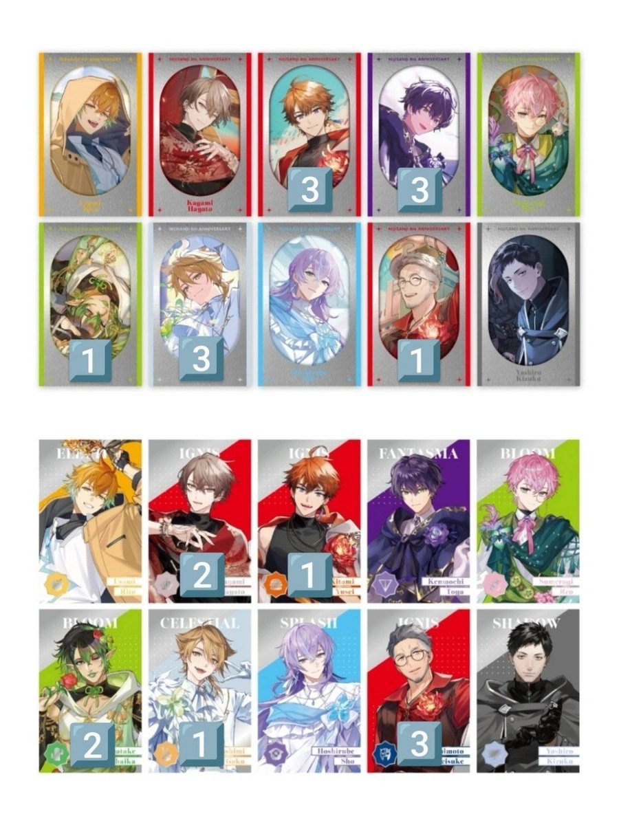 ky1Oou__'s tweet photo. 【交換】にじさんじ 8th Anniversary メタルカード

譲）画像1枚目
求）画像2枚目

郵送のみ
検索からでもお気軽にお声がけください https://t.co/luFEjfrwTR