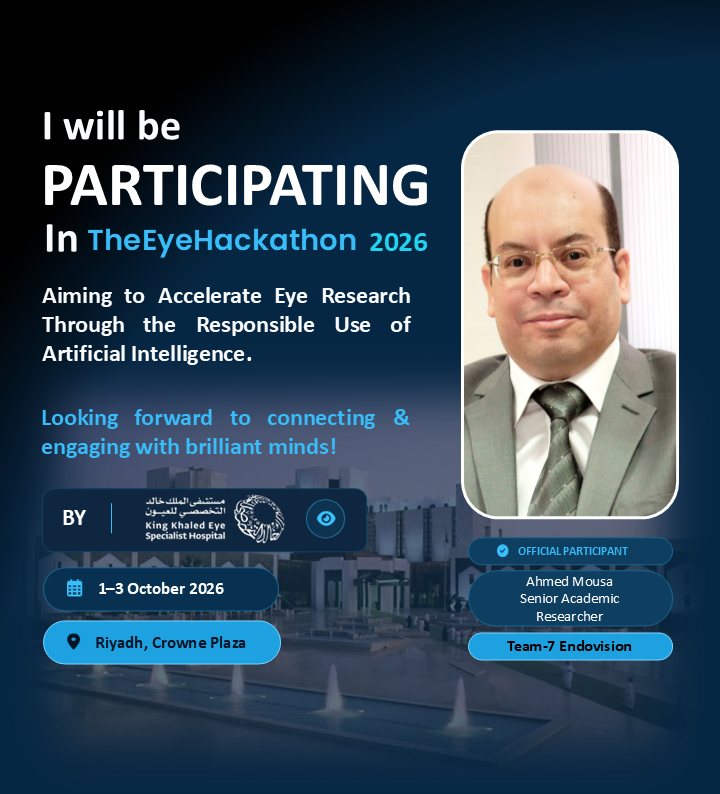 ahmousa7's tweet photo. Participation in the Eye Hackathon this year, was a new opportunity to learn more and get engaged with innovative tasks.
#TheEyeHackathon, #Endovision, #GraftMeIfYouCan https://t.co/8onZCV2gBt