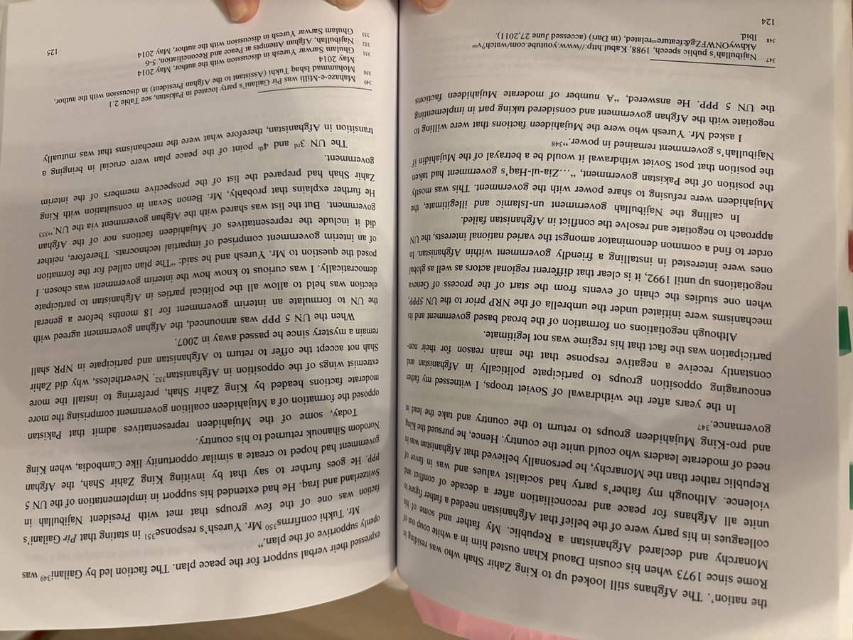 HNajibullah's tweet photo. @ziashahreyar thank you for the interview, the UN plan was not 6 point but 5point, I wish you had looked at my book to prepare your questions because all the details of the plan are referenced, it is an important topic on the Intra-Afghan dialogue: pgs. 118-133. https://t.co/o6nViBwy0s