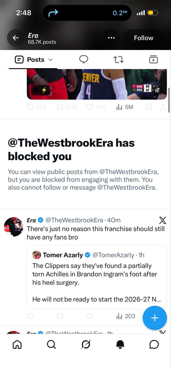 john_nr6's tweet photo. @CJ_SMHG @TheWestbrookEra No one’s more hurt than buddy himself 😂😂 https://t.co/6P1Ao0HXQl