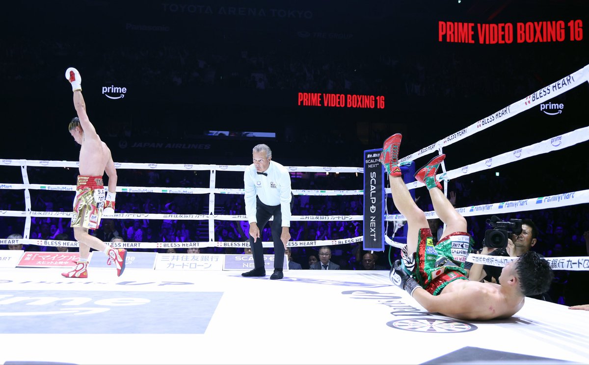 GlobalboxingNTW's tweet photo. DROPPED IN ROUND 7. STILL CHAMPION. 🥊👑

Takuma Inoue @takumainoue_122 rose from Tenshin Nasukawa’s knockdown to retain his WBC bantamweight title by unanimous decision: 116–111, 116–111, 114–113.

📸: Sumio Yamada

Respect to both fighters. How did you score it?
#GBN #Boxing https://t.co/YtCrckdgvv