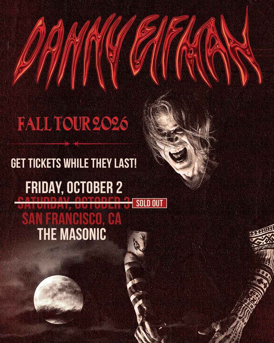 dannyelfman's tweet photo. Tickets: https://t.co/Cw7cBxiHdc https://t.co/5wlgrKT4vt