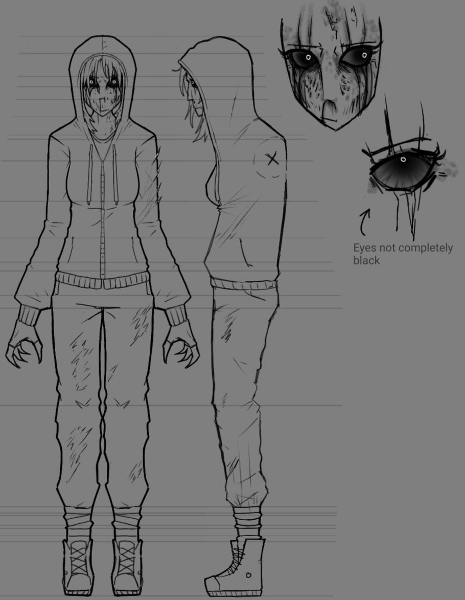 Sarah_ytph's tweet photo. Reposting some of the work I did for @HouseOfMythos_ cus im bored !!!!
Kathleen design/ref sheet
#KateTheChaser #Proxy #Slenderman https://t.co/fSOaGqpdCw
