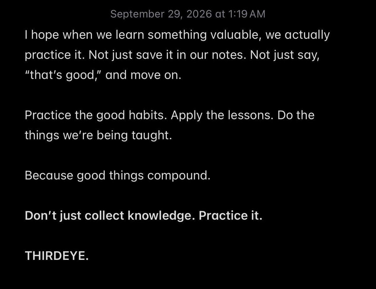 Tcvisuals3's tweet photo. Knowledge means nothing if it never changes how we move.
#practicewhatyoulearn #selfdevelopment https://t.co/fV5EBgAPJR